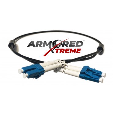 OS2 LC LC Armored Xtreme Indoor/Outdoor Fiber Patch Cable