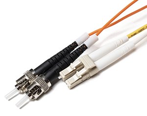 Beyondtech - OM2 2m LC to ST Fiber Patch Cable Multimode Duplex 6ft 