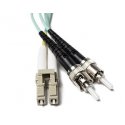 OM4 LC-ST Bend Insensitive 50/125 Multimode DX Fiber Cable