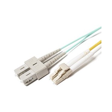 OM4 LC SC Fiber Patch Cable | Bend Insensitive OFNP 100G DX 50/125 Multimode