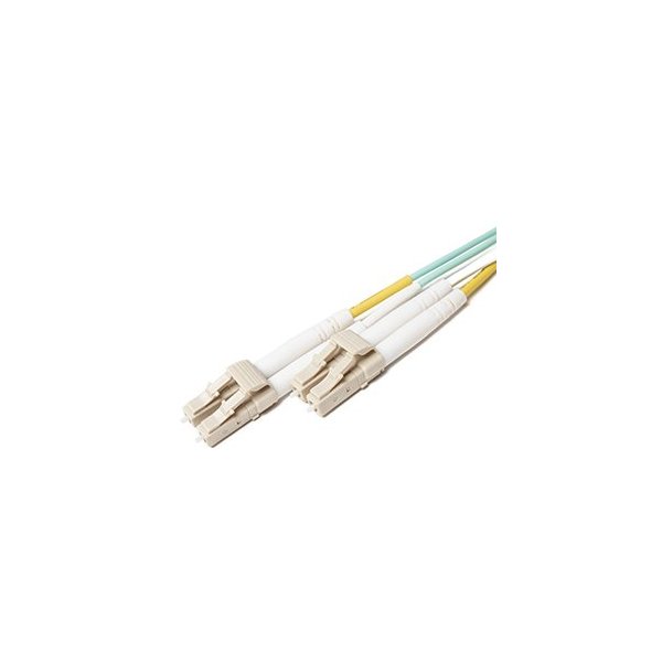 Jeirdus 200M LC to LC 10G OM3 Outdoor Armored Duplex 50/125 Fiber Optic Cable Jumper Optical Patch Cord Multimode 200Meters LC-LC
