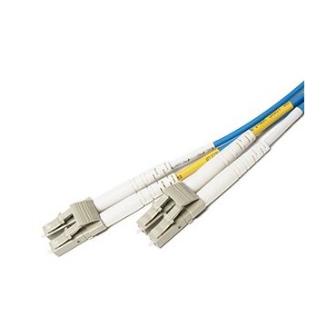OM4 LC LC Blue Fiber Patch Cable | LSZH 100G Duplex Multimode 50/125