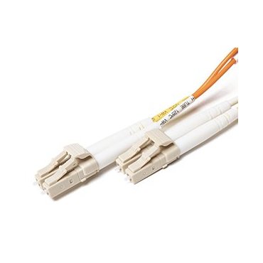 OM1 LC LC Plenum Duplex Fiber Patch Cable 62.5/125 Multimode