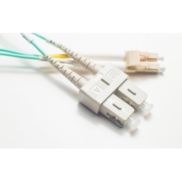 SC/SC OM3 0,5m 50/125µm 10x InLine® LWL Duplex Kabel 