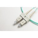OM3 LC-SC 10Gb 50/125 Multimode Duplex Fiber Cable