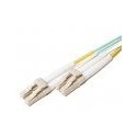 Multi-Pack 1M OM3 LC LC Fiber Patch Cables 50/125 Duplex Multimode