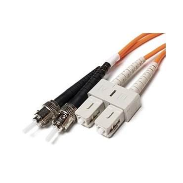 OM1 SC ST Duplex Fiber Patch Cable 62.5/125 Multimode
