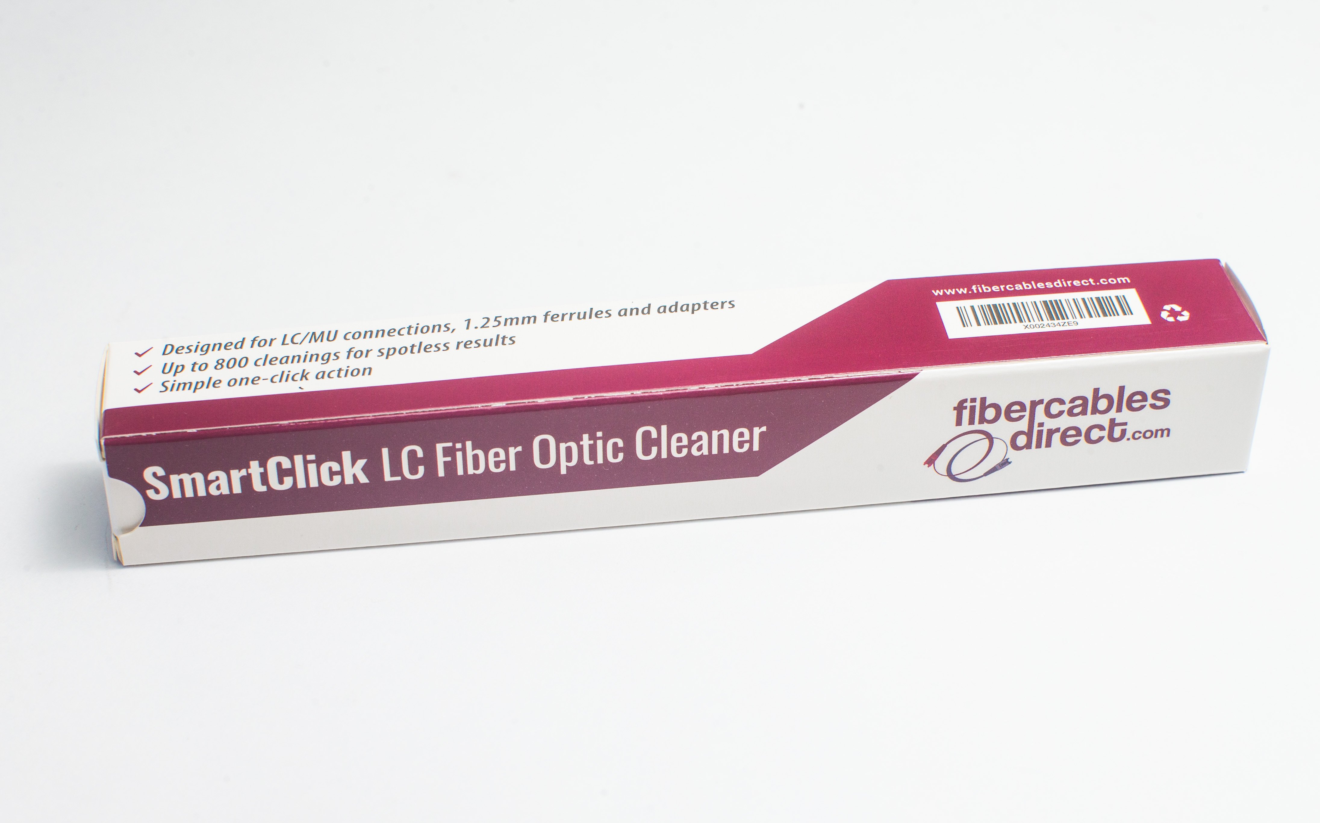 Fiber Optic Cleaner Cleans LC/MU 1.25mm adapters and Ferrules Over 800 cleans