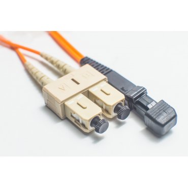 OM1 MTRJ SC Duplex Fiber Patch Cable 62.5/125 Multimode