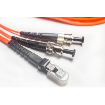 1M MTRJ to MTRJ Multimode 3mm 50/125 Duplex Fiber Optic Cable New 12389-1M 