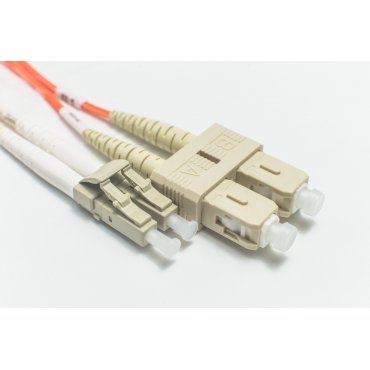 Plenum OM2 LC-SC 50/125 Multimode Duplex Fiber Cables