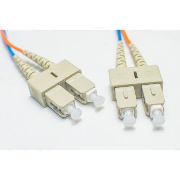 OM2 SC SC Indoor/Outdoor Duplex Fiber Patch Cable 50/125 Multimode