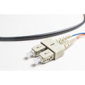 OM3 LC-SC 10Gb In/Outdoor 50/125 Multimode DX Fiber Cable