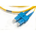 SC/APC-SC/UPC Duplex Singlemode 9/125 Fiber Patch Cable