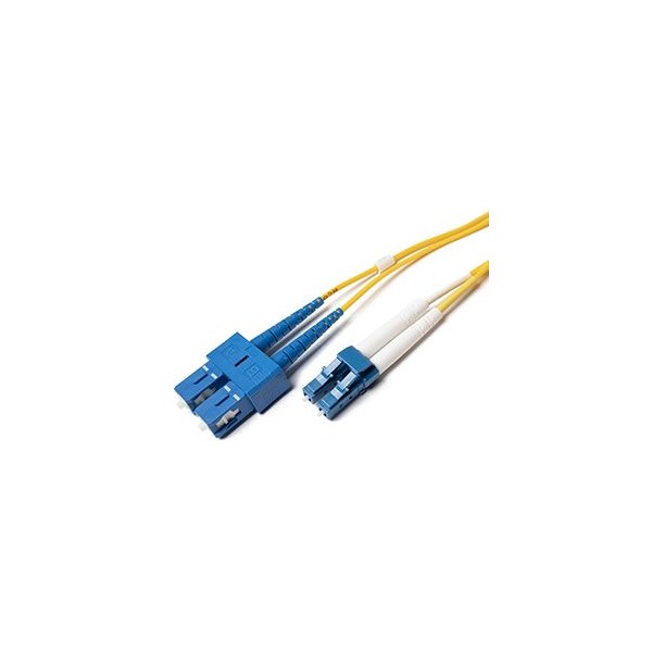 Multi-Pack 1M OS2 LC SC Fiber Patch Cables 9/125 Duplex Singlemode | 1 Meter LC SC SMF Jumper Cords