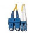 Multi-Pack 1M OS2 LC SC Fiber Patch Cables 9/125 Duplex Singlemode | 1 Meter LC SC SMF Jumper Cords