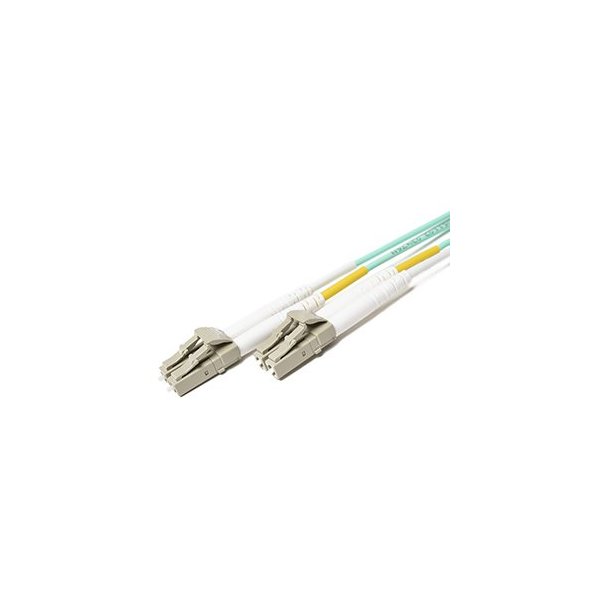 Multi-Pack 1M OM4 LC LC Fiber Patch Cables 50/125 Duplex Multimode